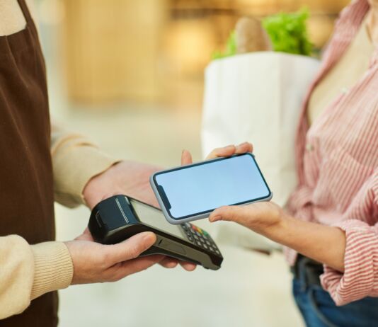 Smartphone Payment Close Up